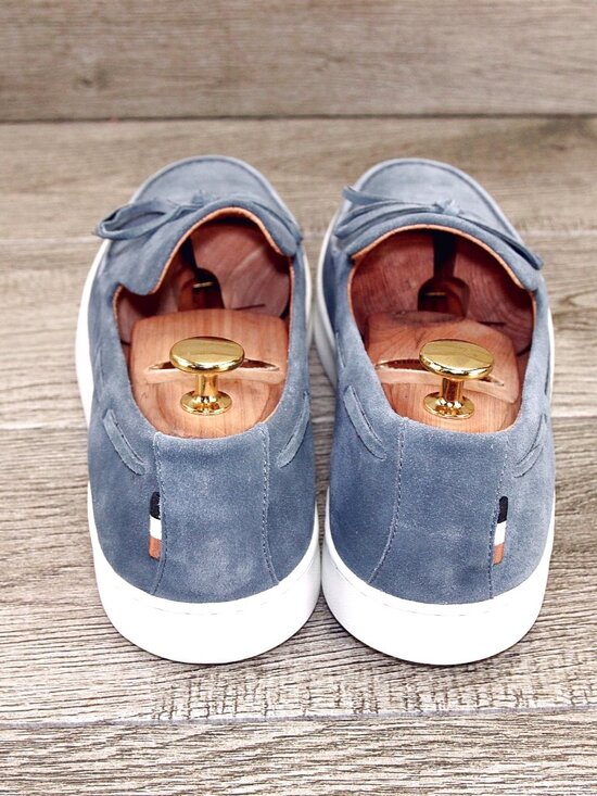 *NEW* $325 Allen Edmonds SANTA ROSA Loafer 9 D Denim Suede * add $15 new Trees main image 7